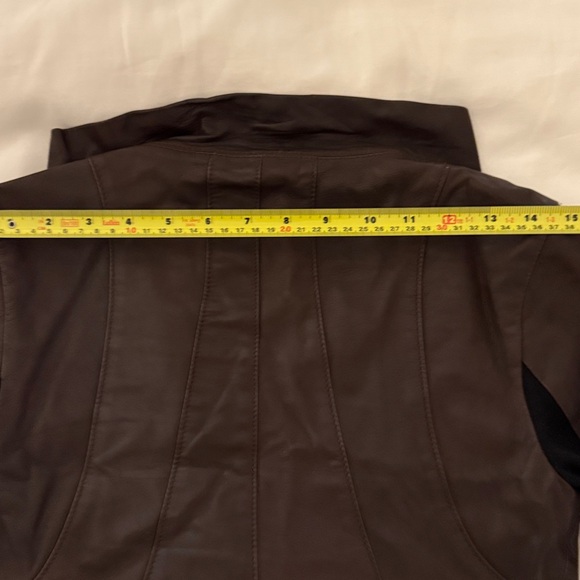 Brown Leather Jacket by Graham & Spencer, Size XS - Picture 8 of 8